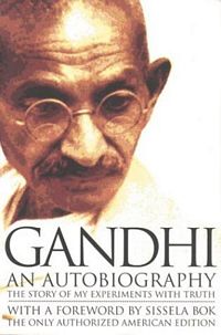 'Gandhi An Autobiography' by Mohandas Gandhi (ISBN 0807059099)