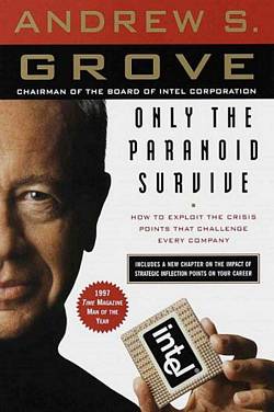 'Only the Paranoid Survive' by Andrew S. Grove (ISBN 0385483821)