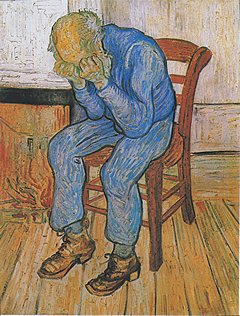Sorrowing Old Man (At Eternity's Gate) by Vincent van Gogh
