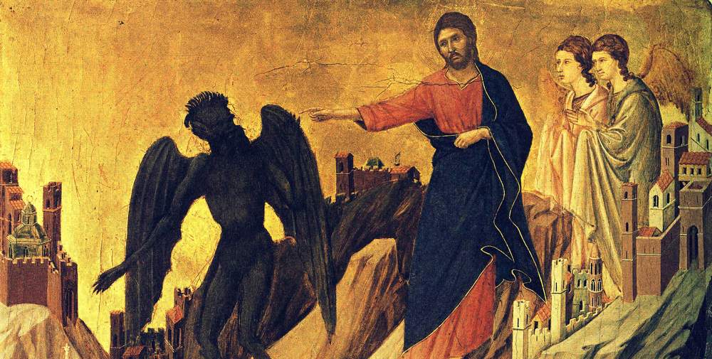 Temptation of Christ on the First Day of Lent