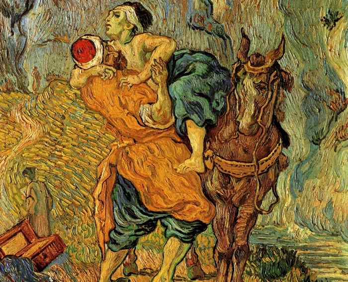 Vincent van Gogh's The Good Samaritan (after Delacroix)