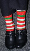 Holiday-themed socks for relaxed wear